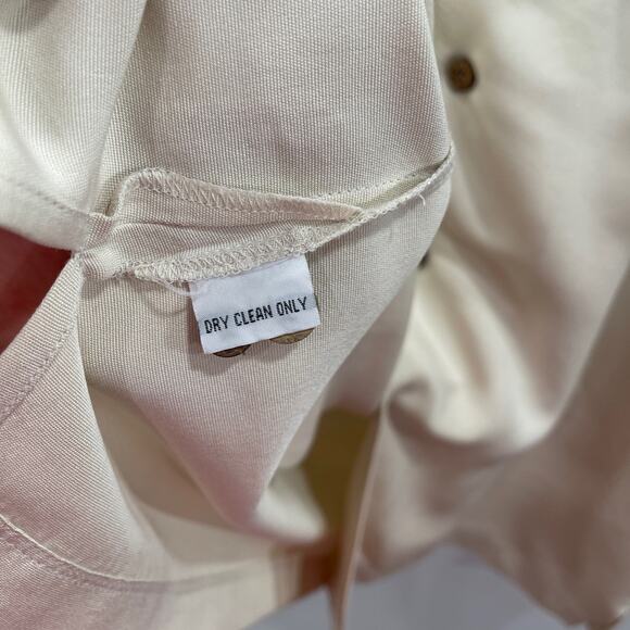 Tommy Bahama Shirt XL Tan Silk Button Down Short Sleeve Camp Casual Resort Wear - Picture 6 of 13